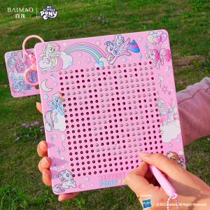 My Little Pony Square Magnetic Ball Drawing Board Pendant - Dreamy Pink Style