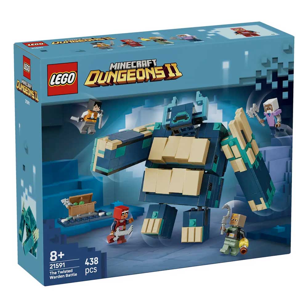Lego Minecraft Dungeons 2 The Twisted Warden Battle