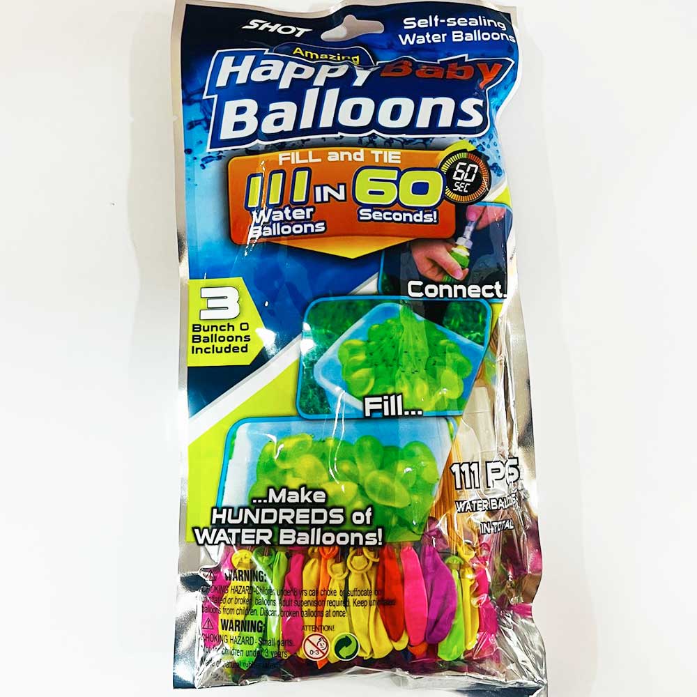 Waya Color Bag Water Balloons 111Pcs