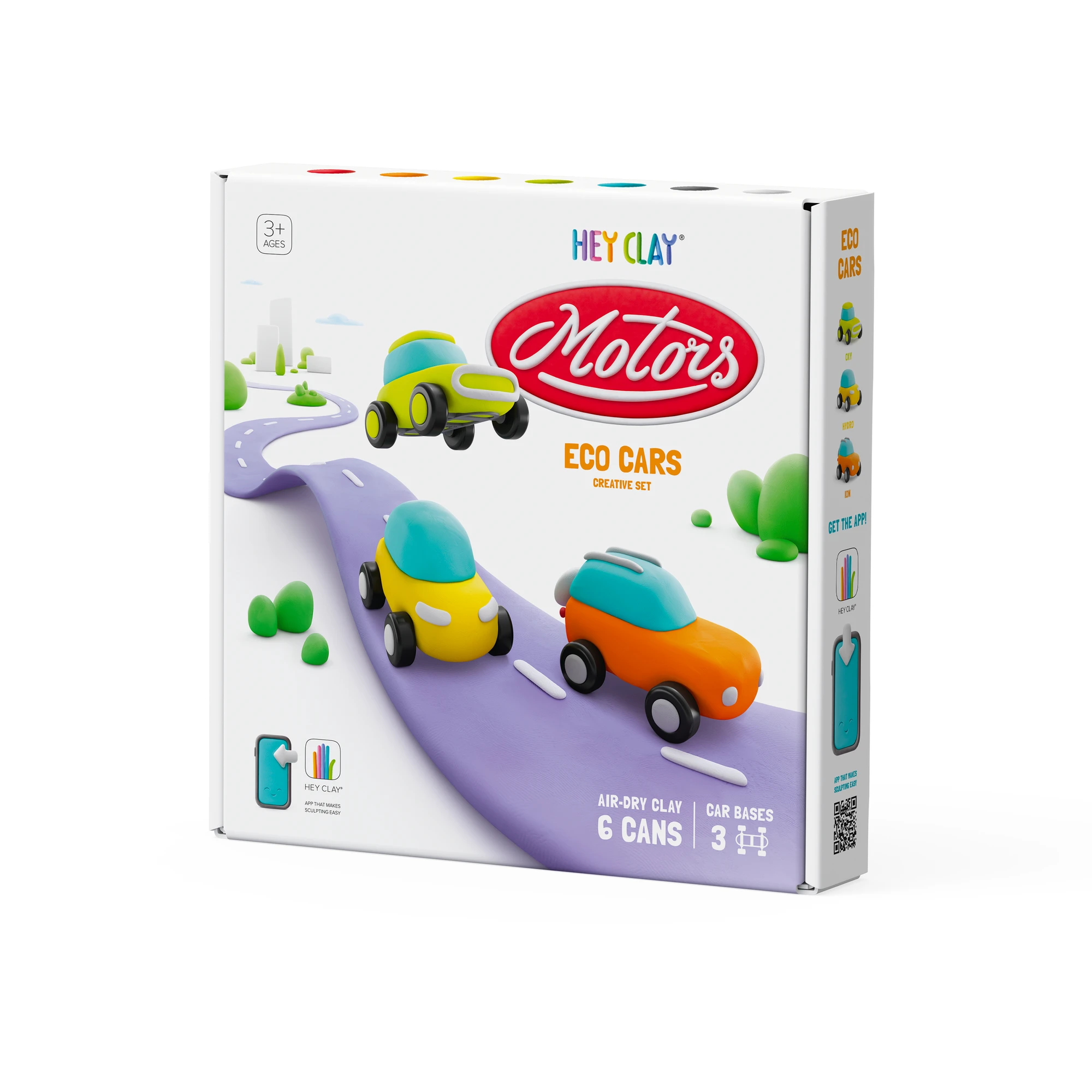 Heyclay Eco Cars, series Motors, 6 cans