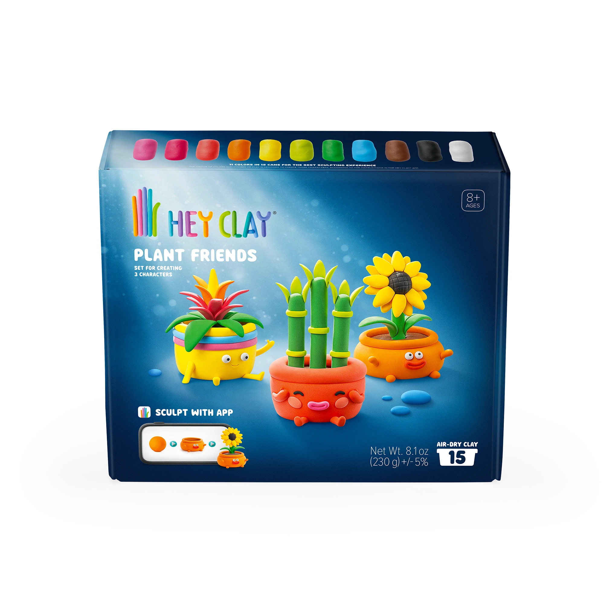 Heyclay Plant Friends, 15 cans