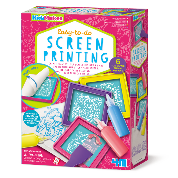 4M KidzMaker Easy-to-do Screen Printing
