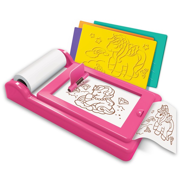 4M KidzMaker Unicorn Rub Art Studio