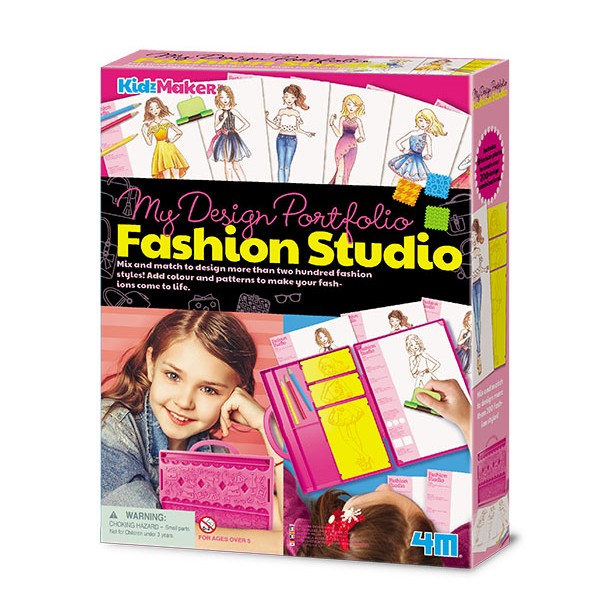 4M KidzMaker My Design Portfolio Fashion Studio