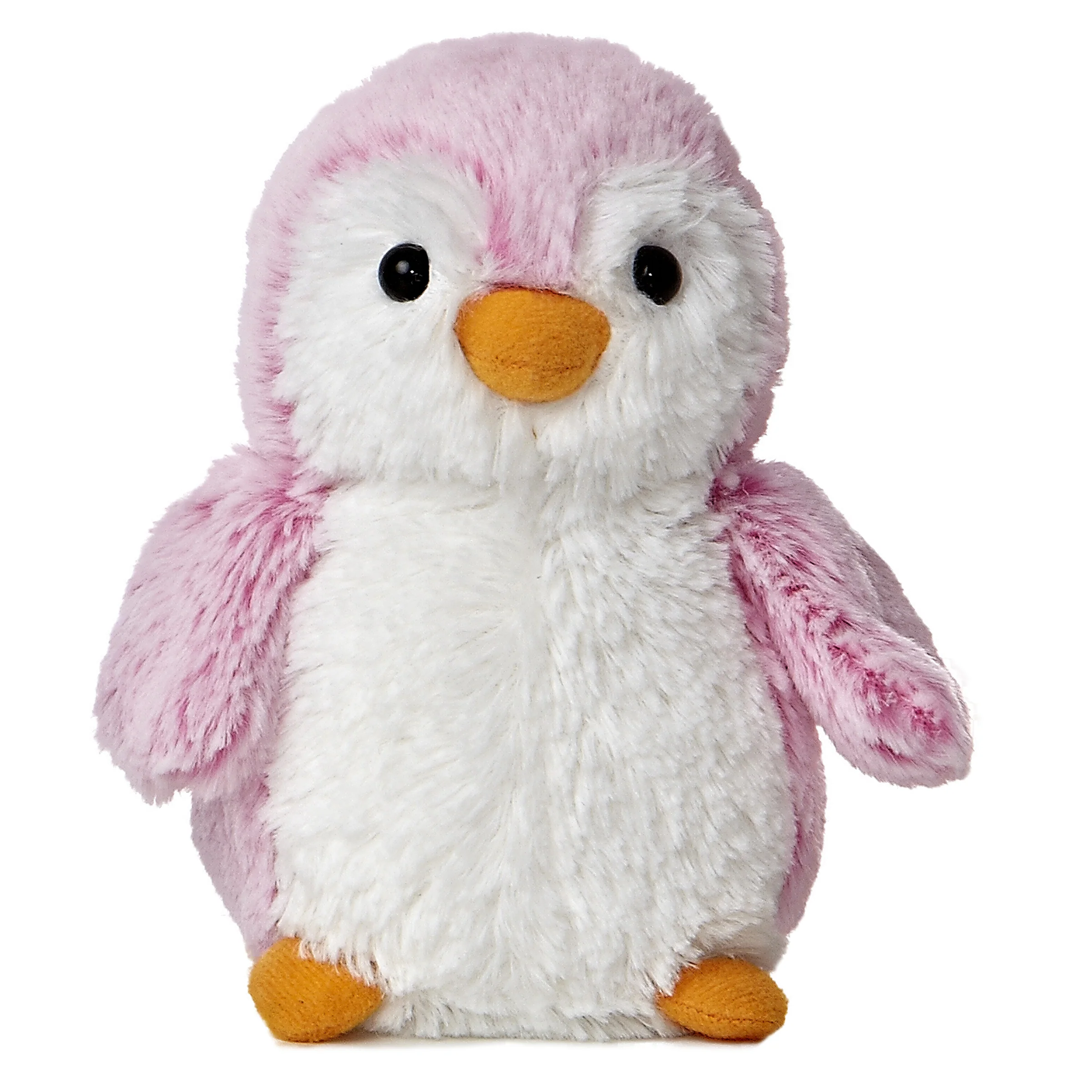Aurora Pompom Penguin Brights - Pink - 6 Inch