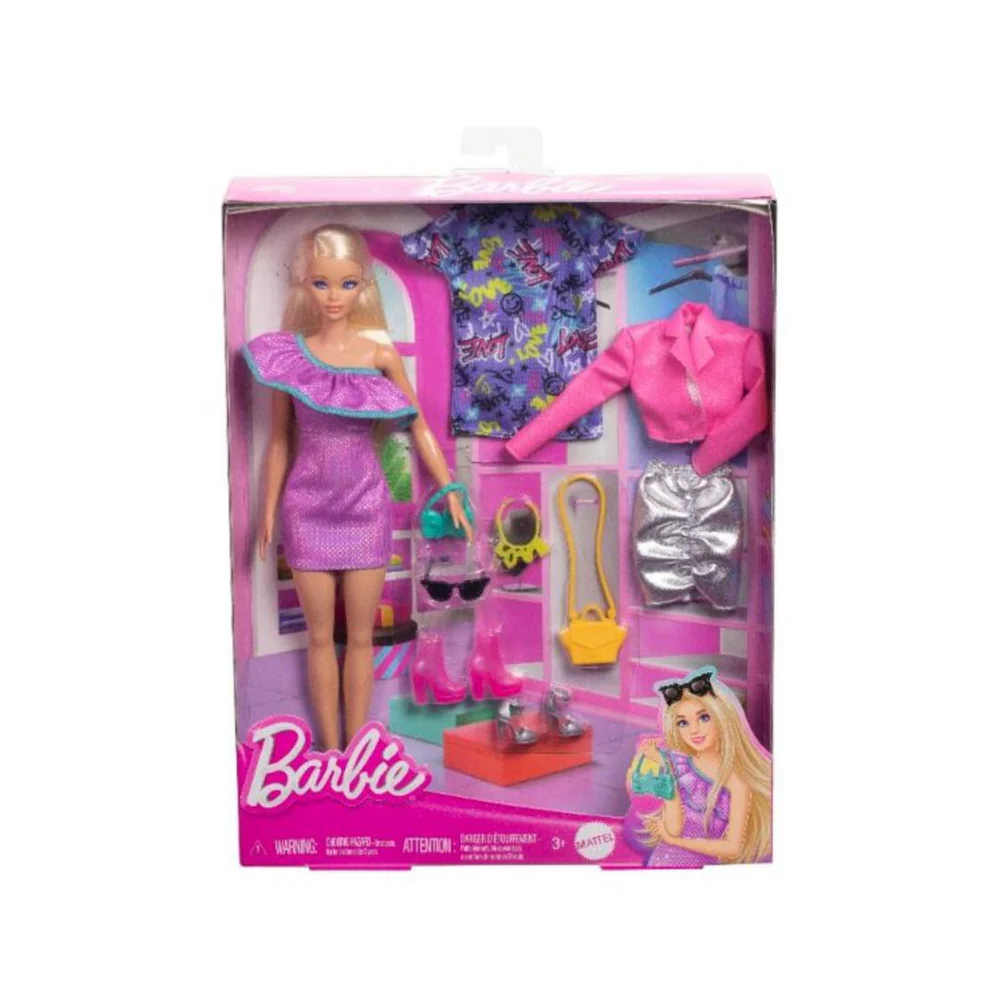 Barbie Doll + Party Fashions