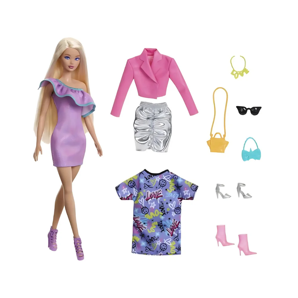 Barbie Doll + Party Fashions