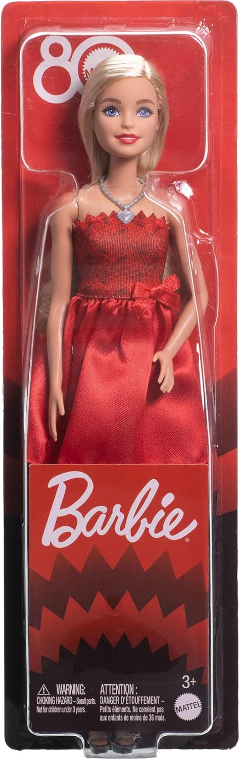 Barbie 80th Anniversary Ruby Red Doll