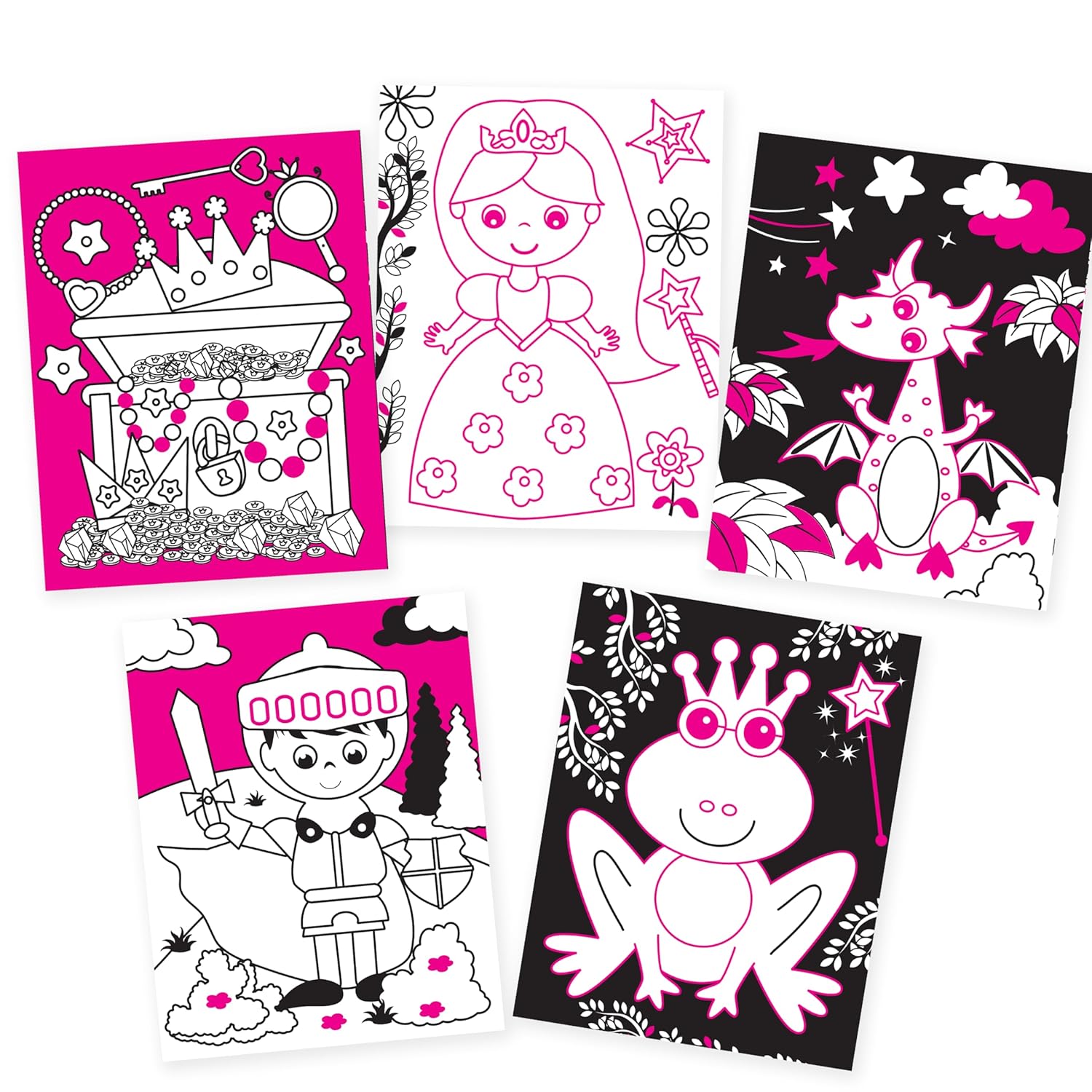 Dreamland 02. Princess Neon Colouring World Book