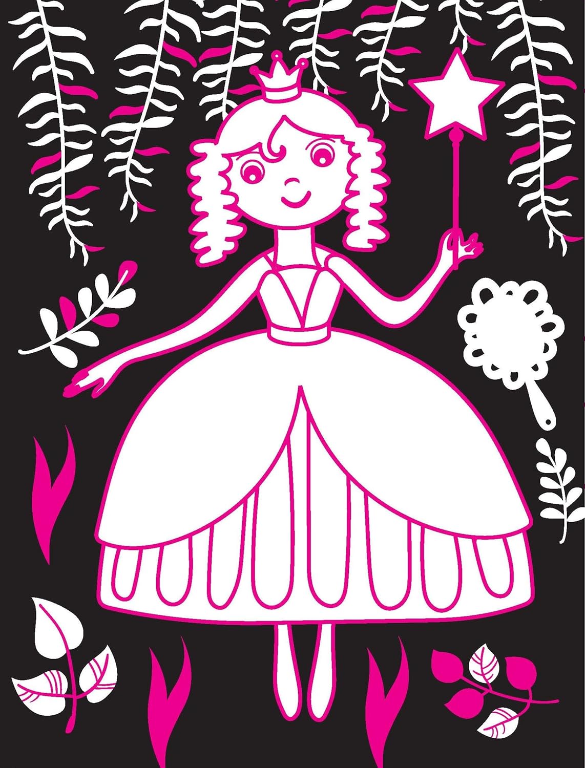 Dreamland 02. Princess Neon Colouring World Book
