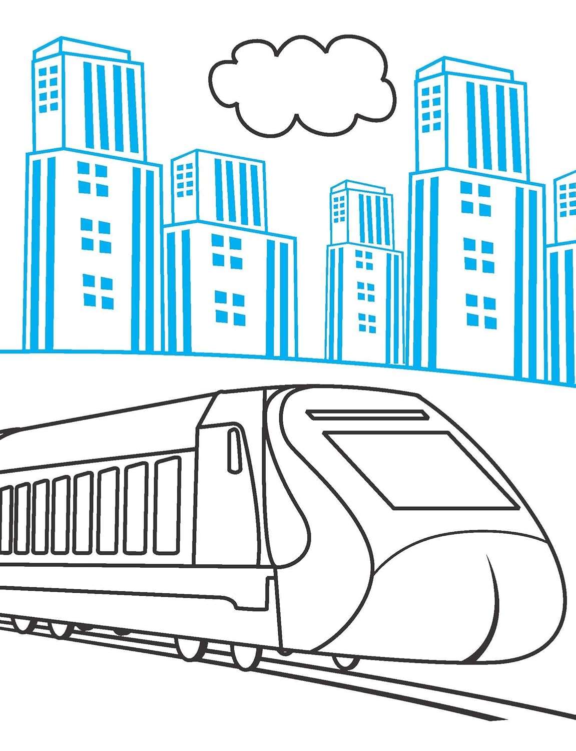 Dreamland 03. Vehicles Neon Colouring World Book