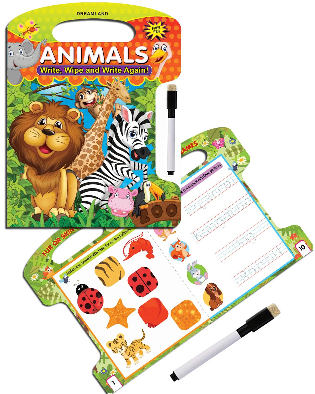Dreamland 05. Write,Wipe & Write Again - Animals