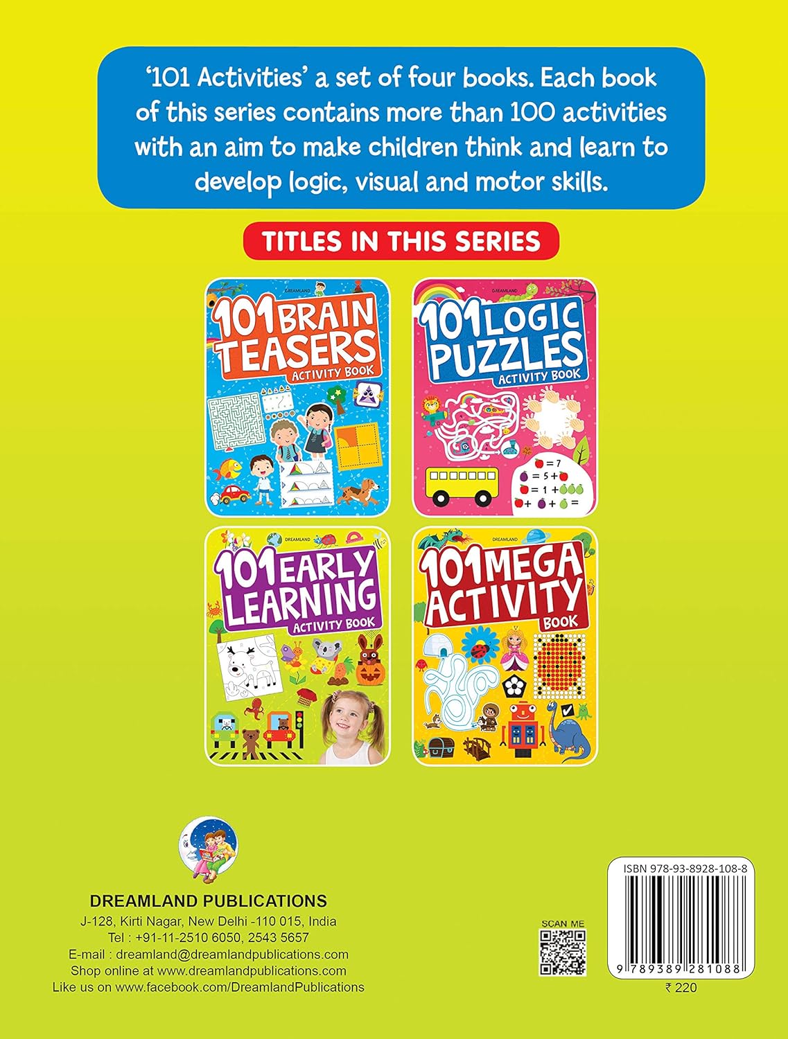 Dreamland 02. 101 Early Learning Activity Book