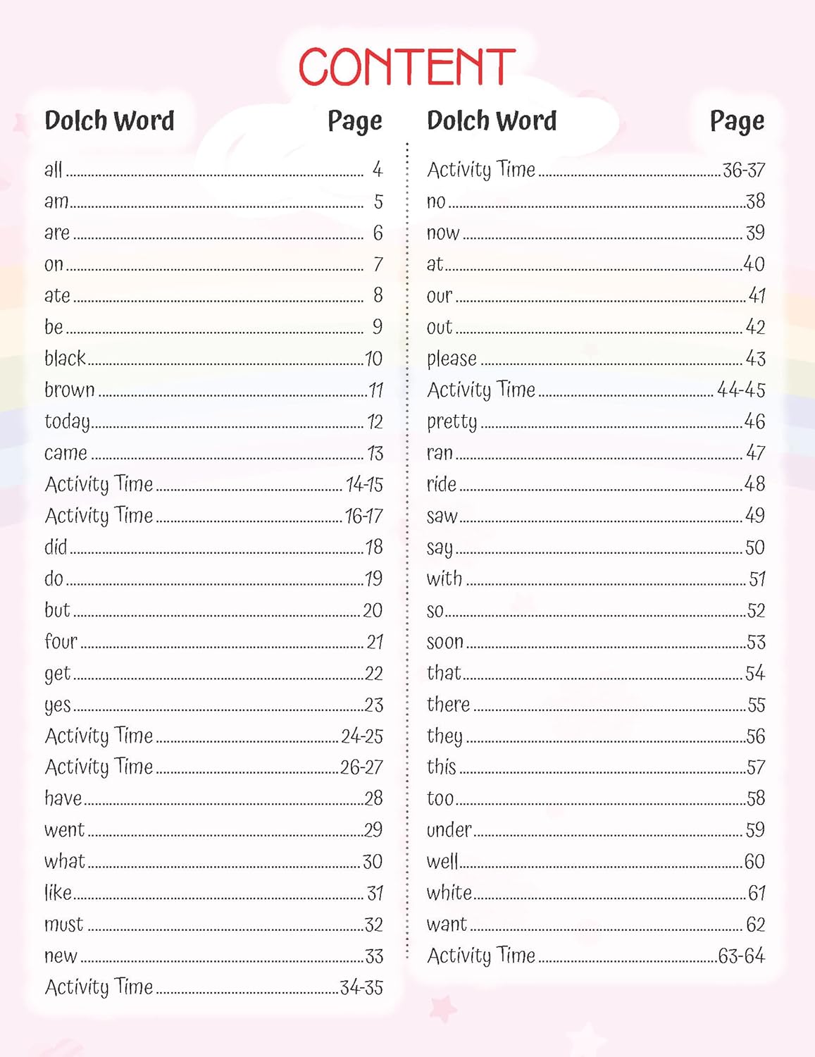 Dreamland 02. Dolch Sight Words Level - 2