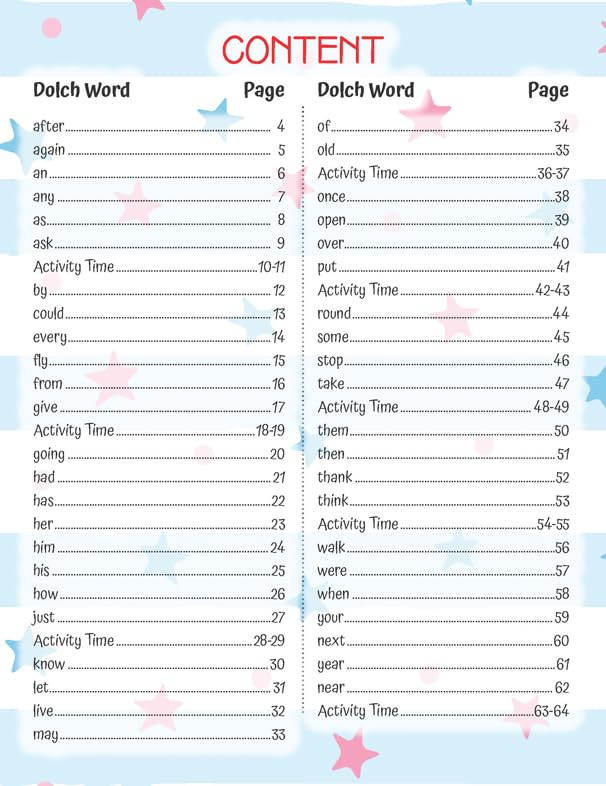 Dreamland 03. Dolch Sight Words Level - 3