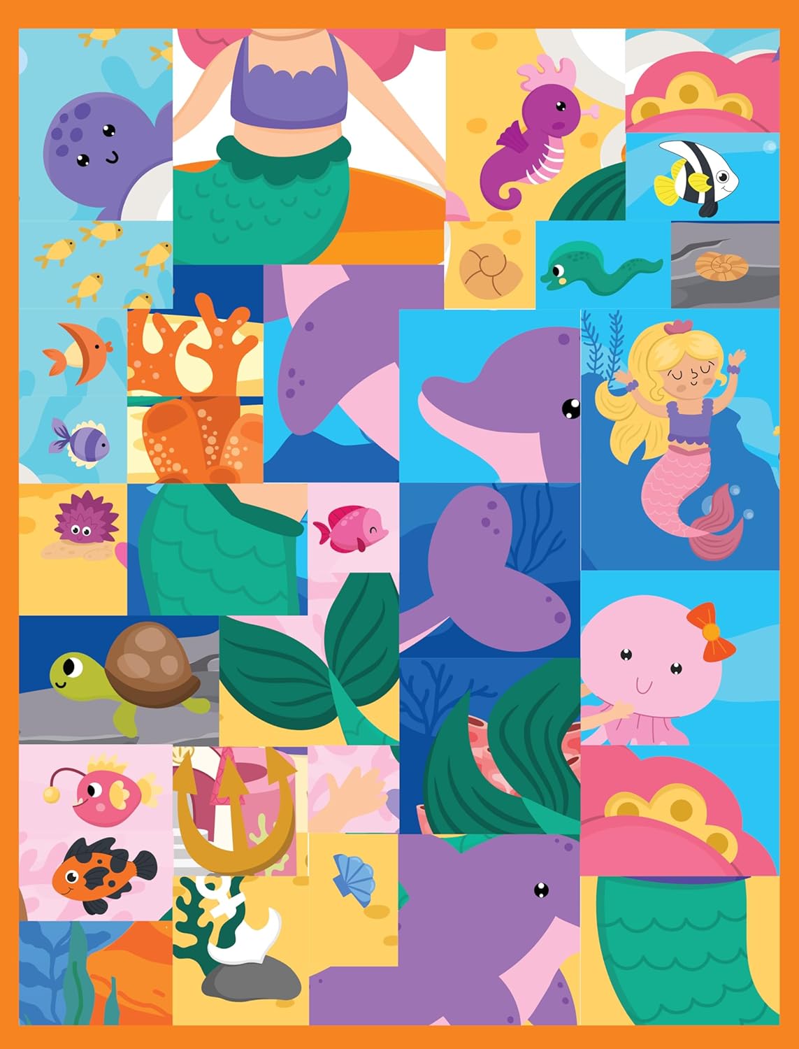 Dreamland 04. Pixel Sticker - Curious Mermaid