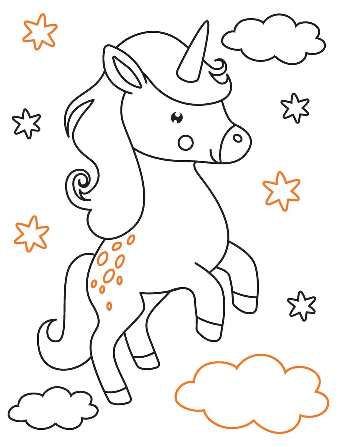 Dreamland 01. Neon Colour & Stk. Dots - Unicorn