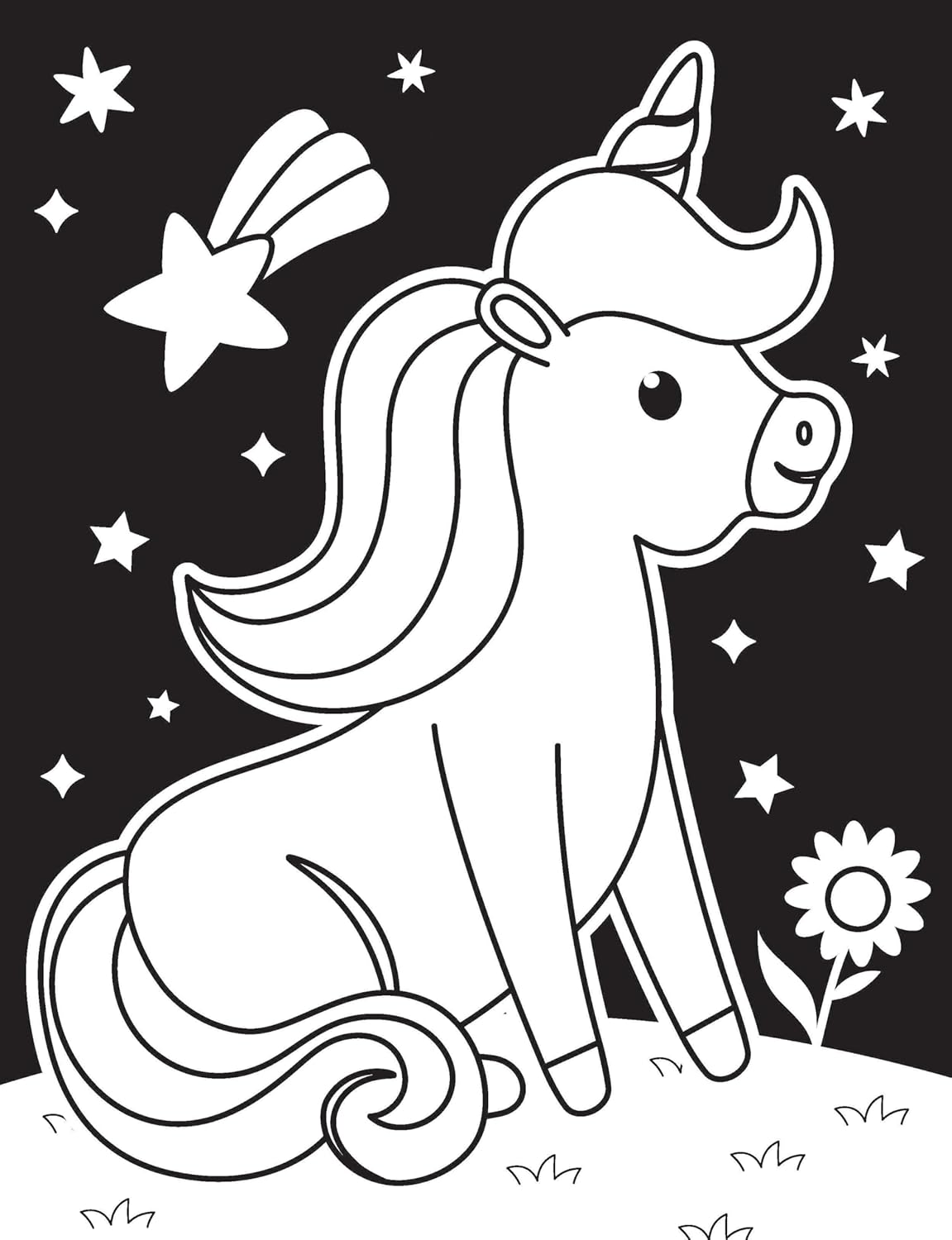 Dreamland 01. Neon Colour & Stk. Dots - Unicorn