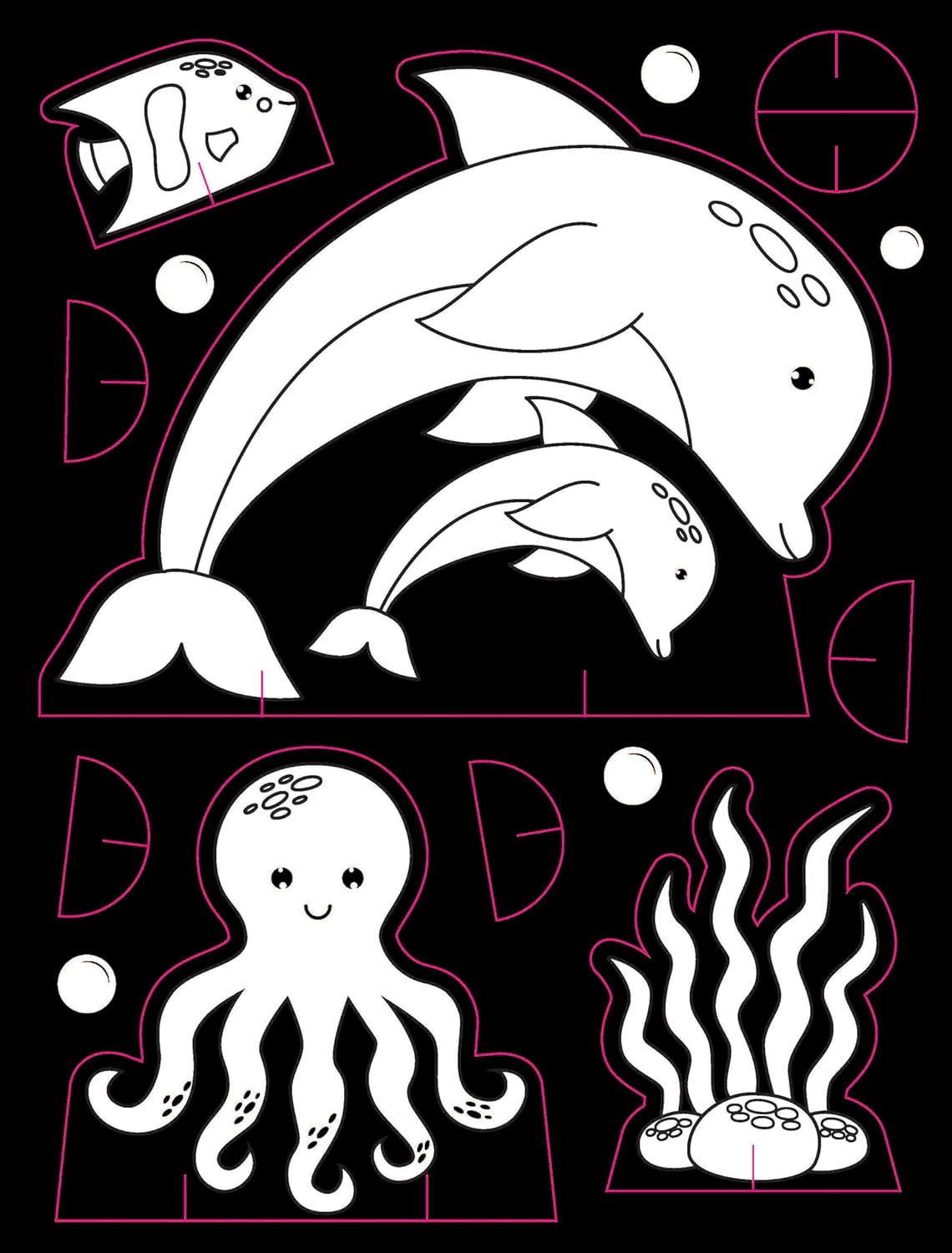 Dreamland 03. Neon Colour & Stk. Dots - Under Ocean