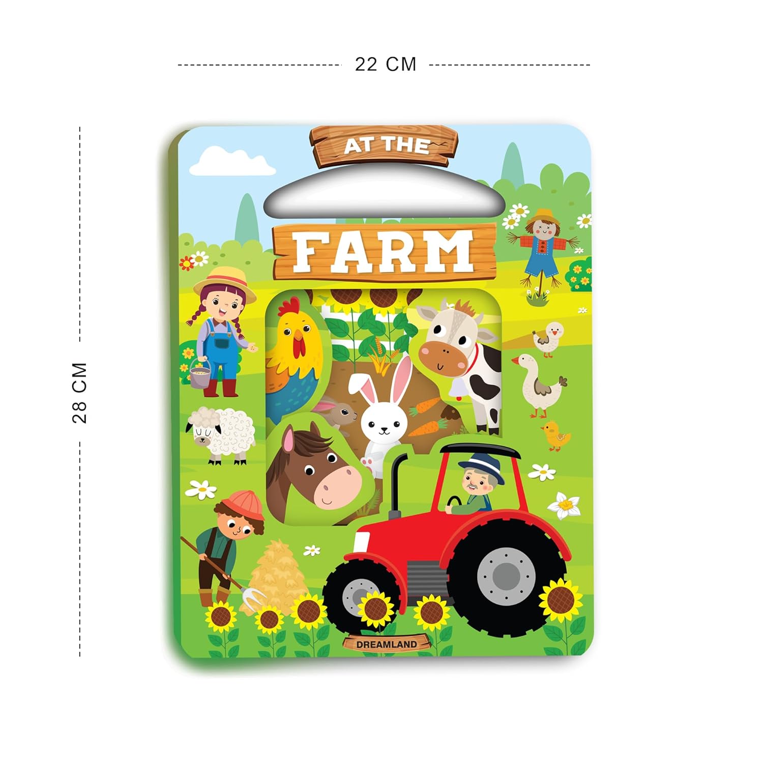 Dreamland 02. Window Cut-Board Book - In The Farm