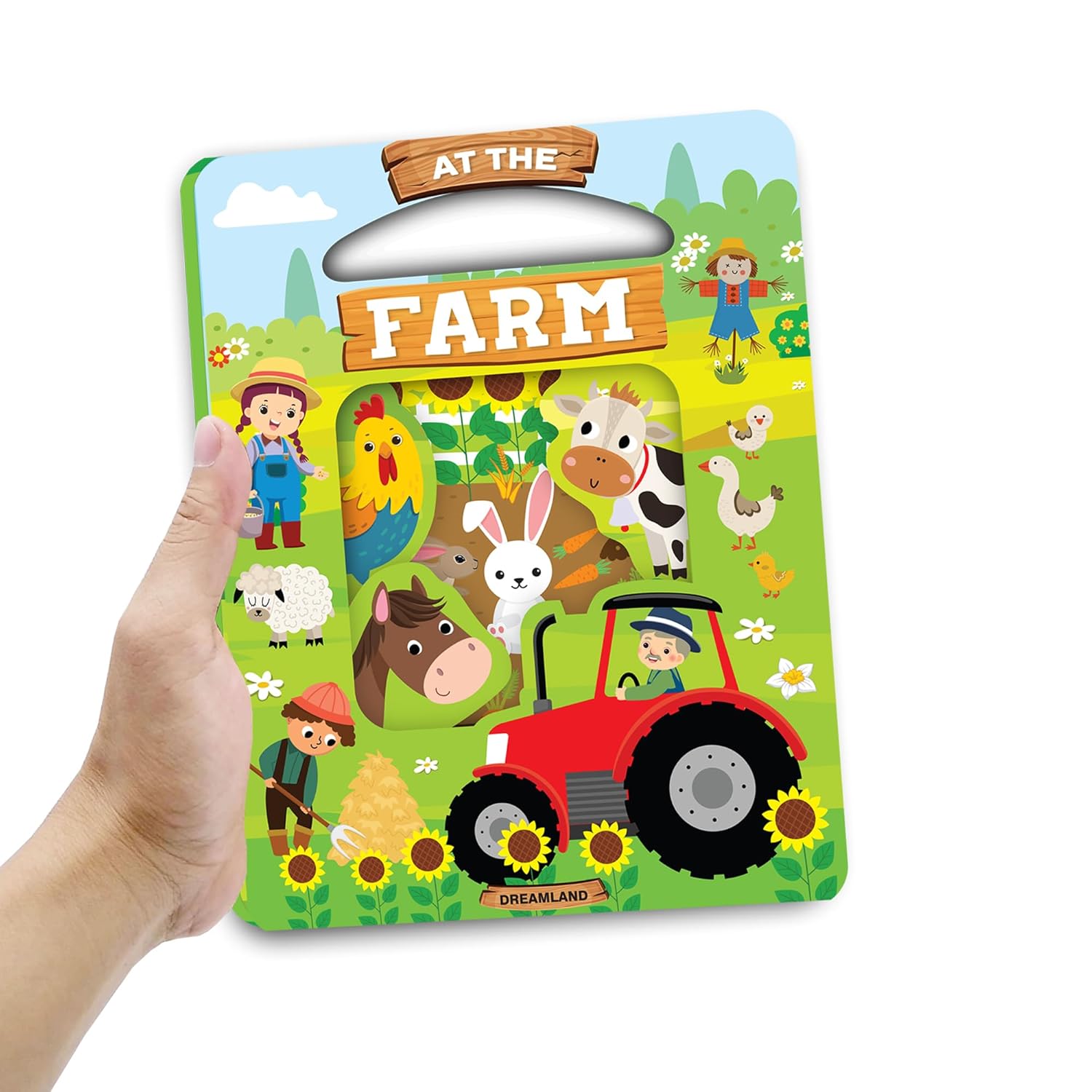 Dreamland 02. Window Cut-Board Book - In The Farm