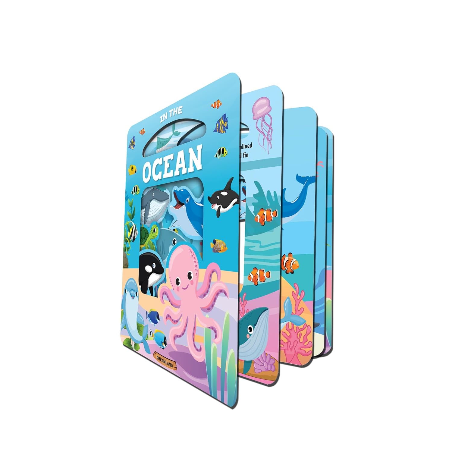 Dreamland 04. Window Cut-Board Book - In The Ocean
