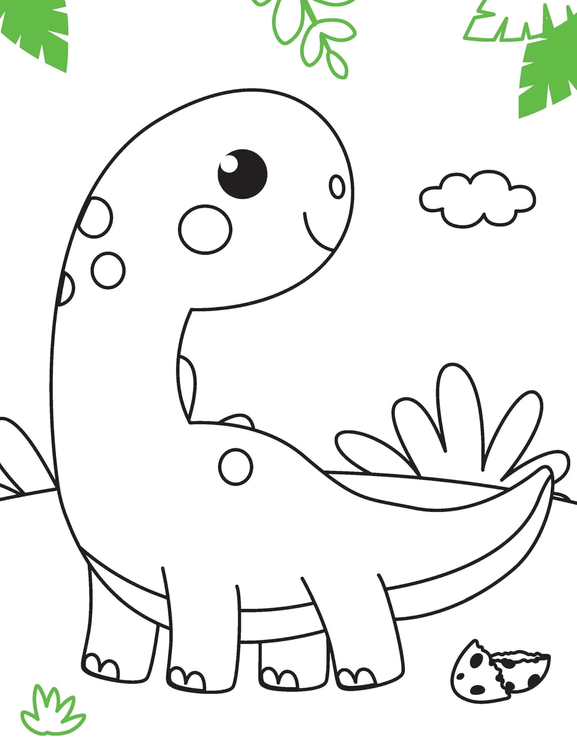 Dreamland 02. Neon Colour & Stk. Dots - Dinosaur