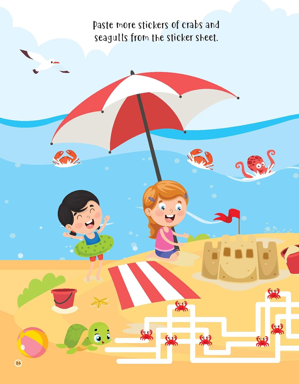 Dreamland 02. 555 Stickers Sea, Sun And Play