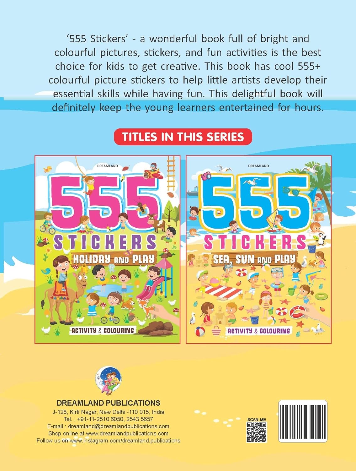 Dreamland 02. 555 Stickers Sea, Sun And Play