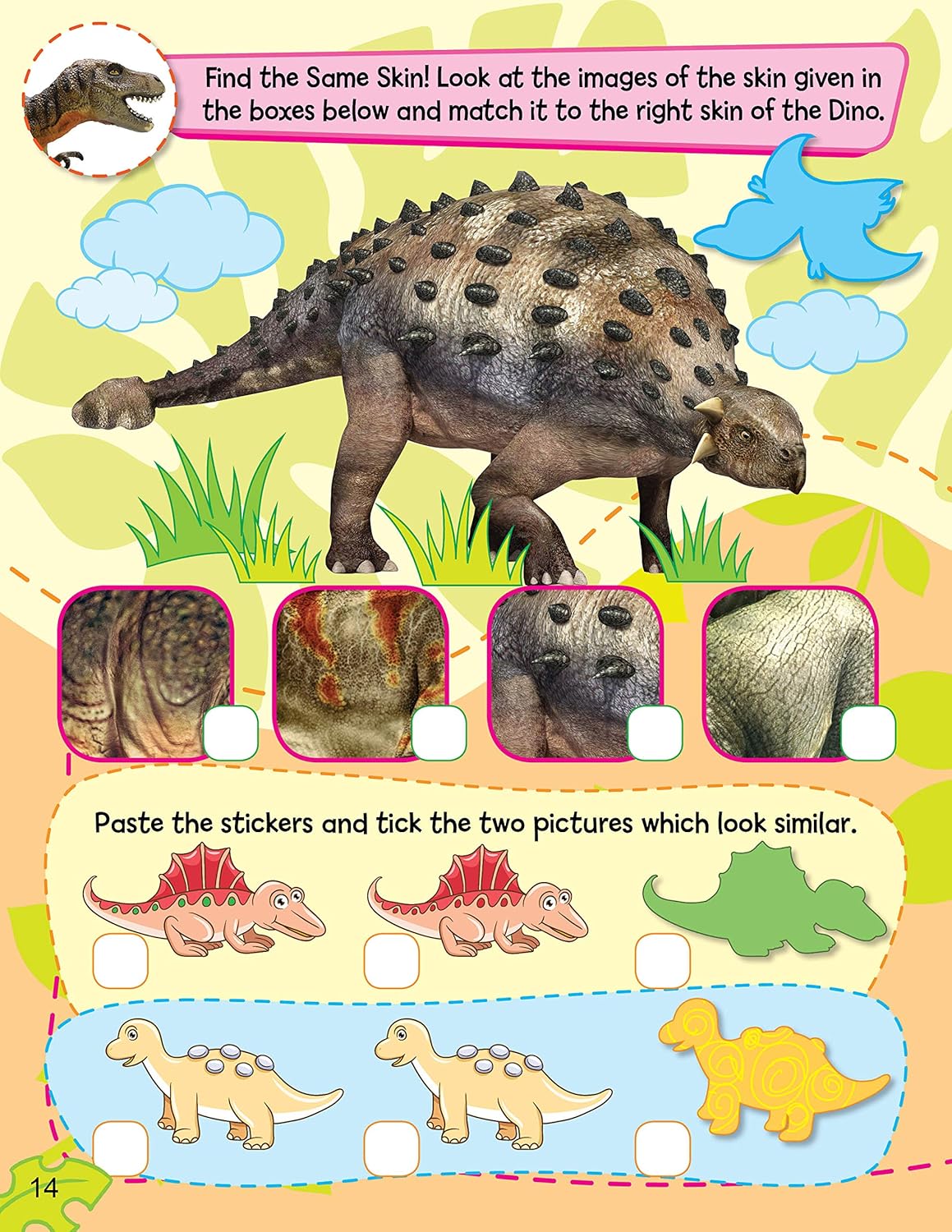 Dreamland 01. Sticker Activity Book - Dinosaurs