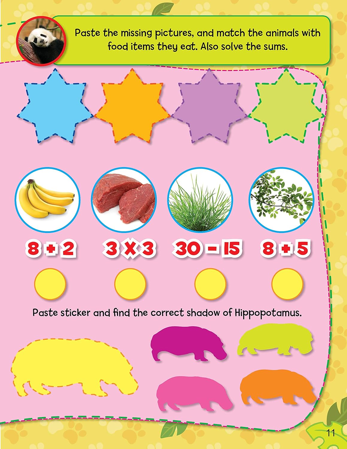 Dreamland 03. Sticker Activity Book - Jungle Animals