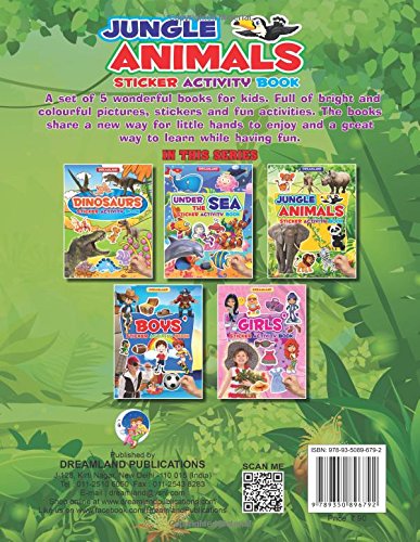 Dreamland 03. Sticker Activity Book - Jungle Animals