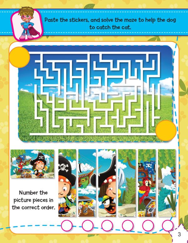 Dreamland 04. Sticker Activity Book - Boys'