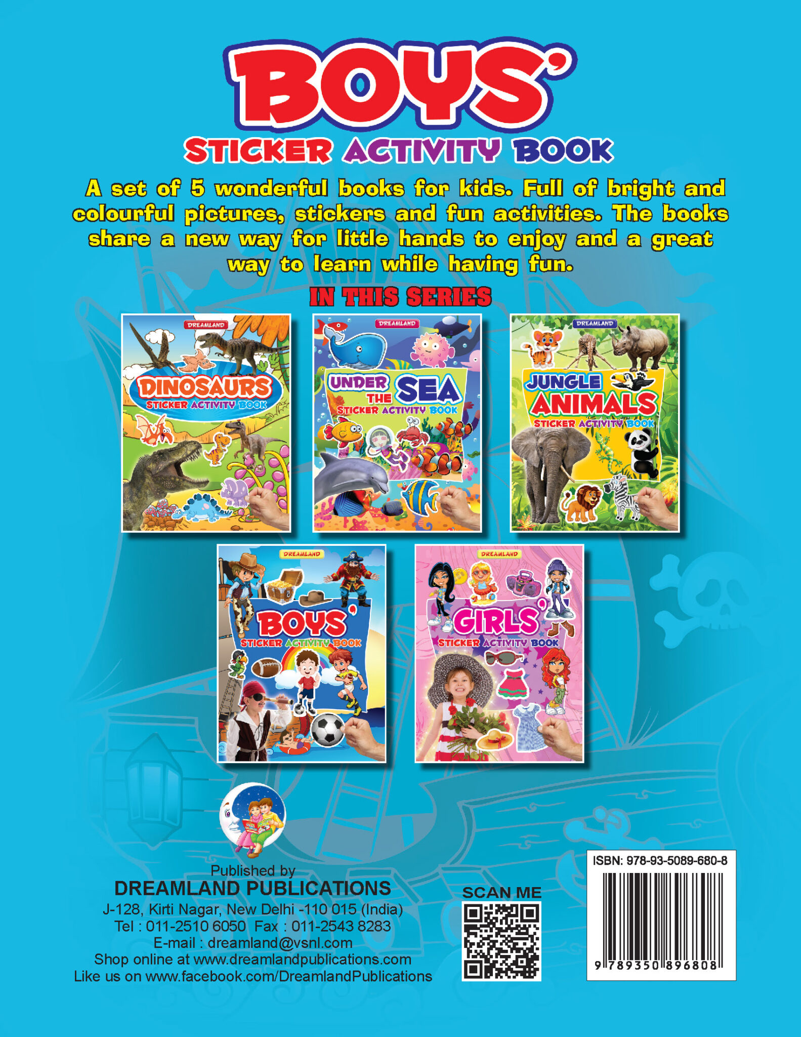 Dreamland 04. Sticker Activity Book - Boys'