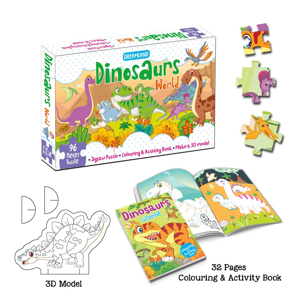 Dreamland 01. Educational Puzzles - Dinosaurs World