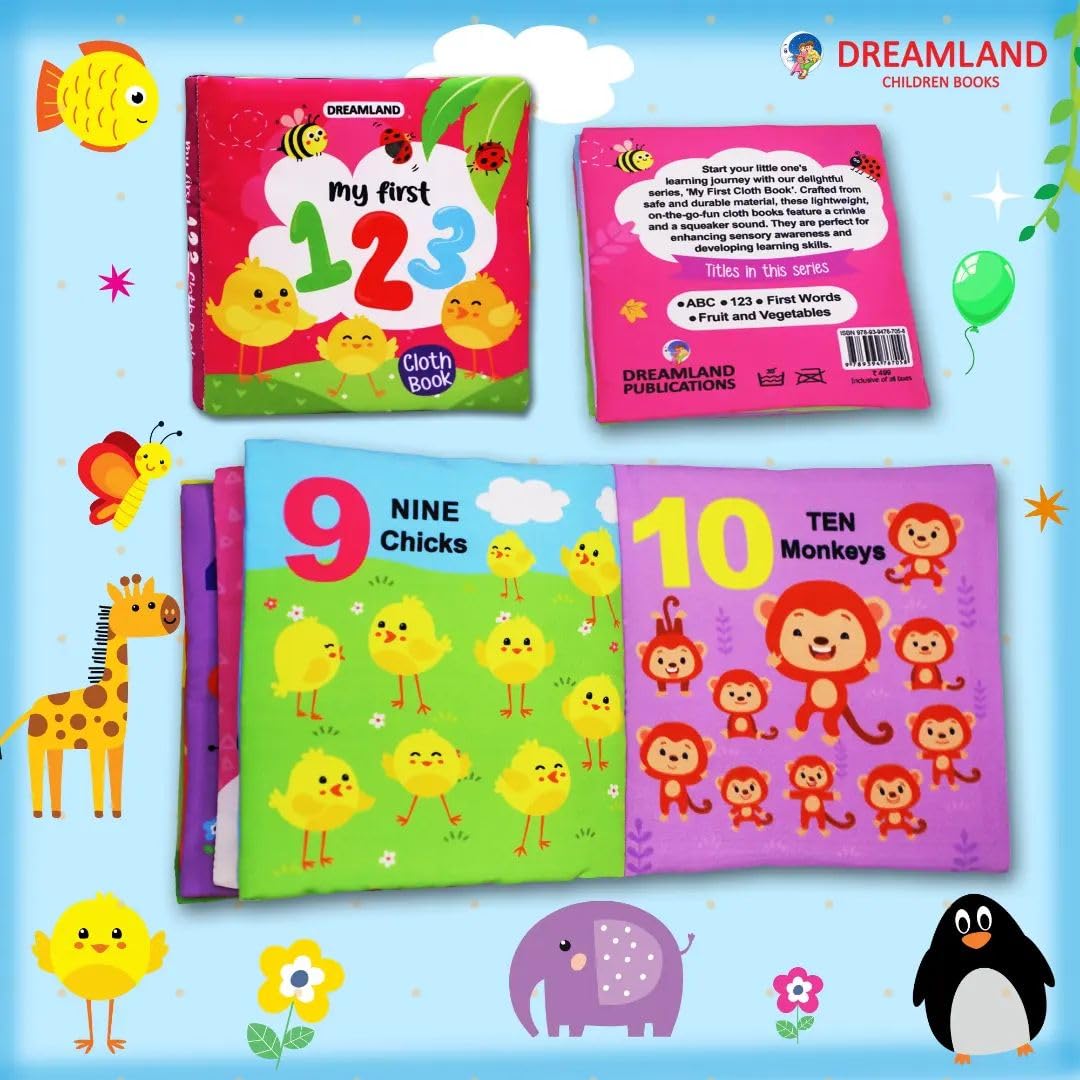 Dreamland 02. Cloth Book - My First 123