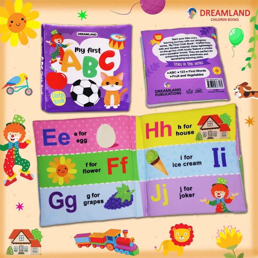 Dreamland 01. Cloth Book - My First Abc