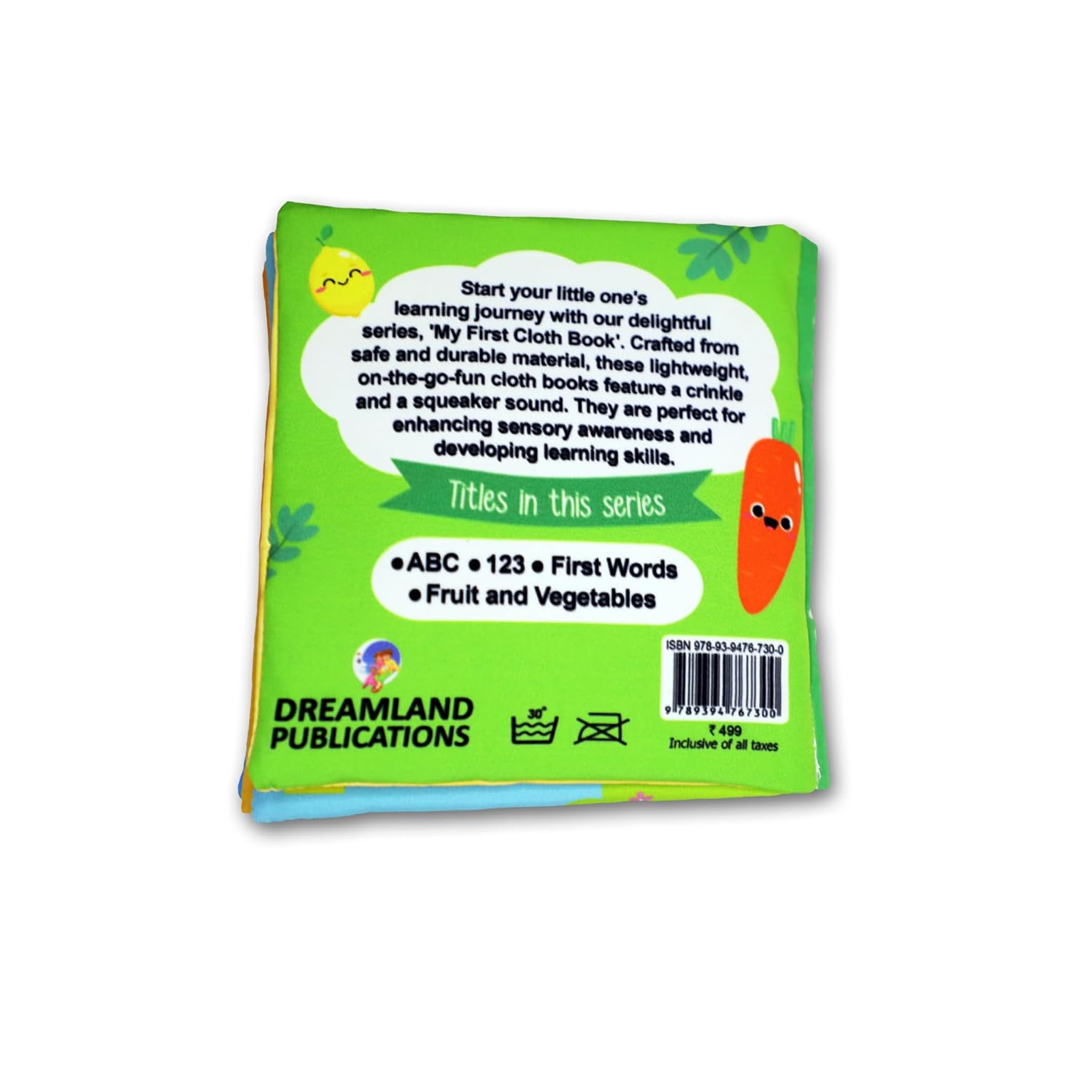 Dreamland 04. Cloth Book - My First Fruit & Vegetables