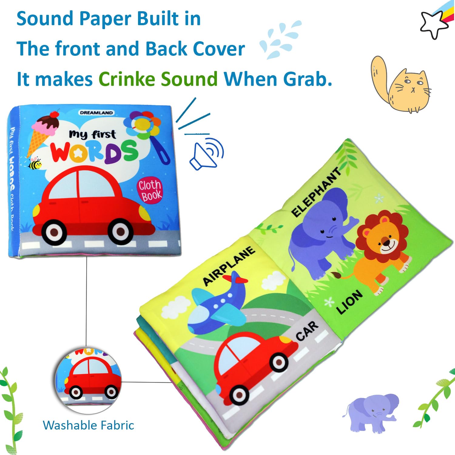 Dreamland 03. Cloth Book - My First Words