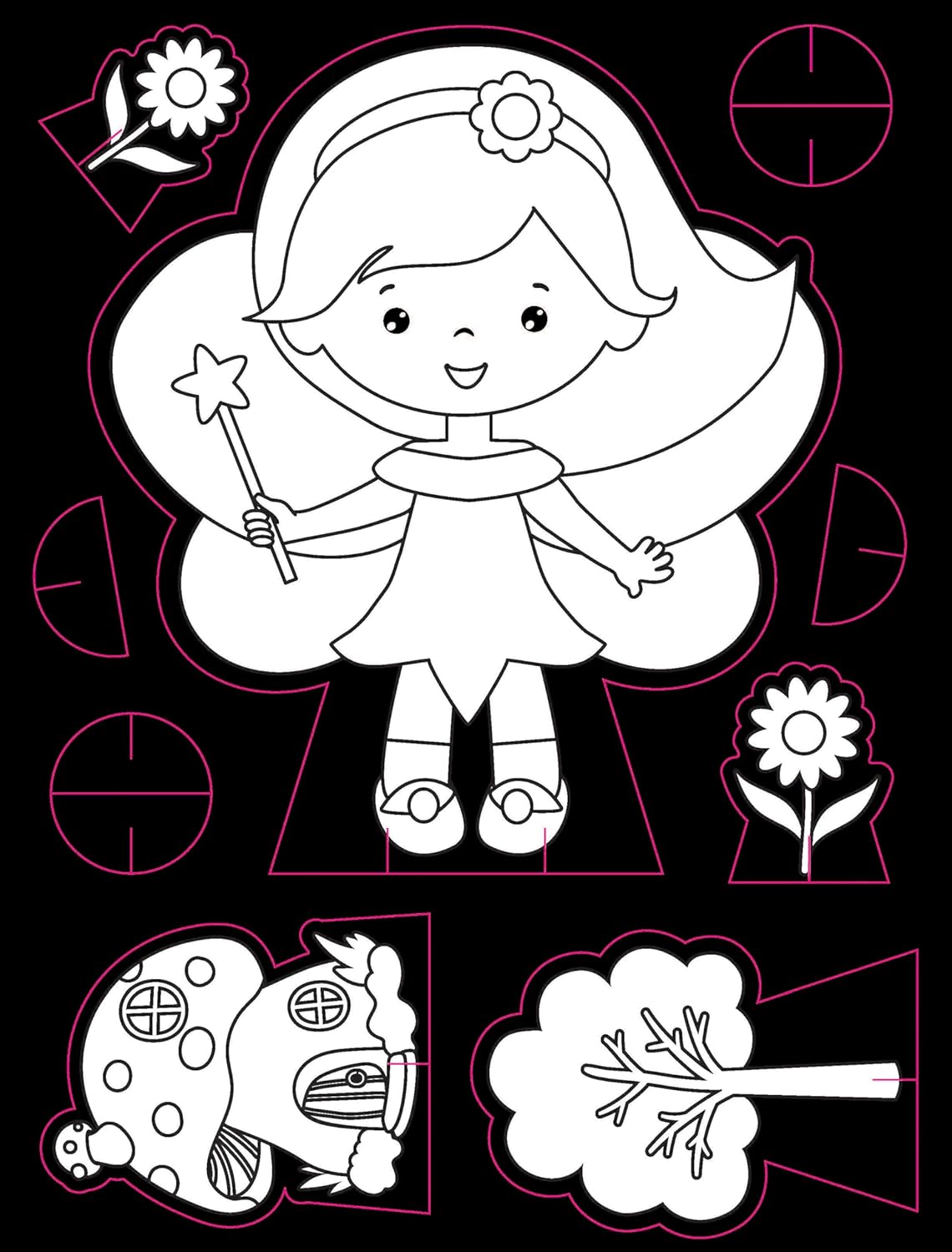 Dreamland 04. Neon Colour & Stk. Dots - Little Fairy