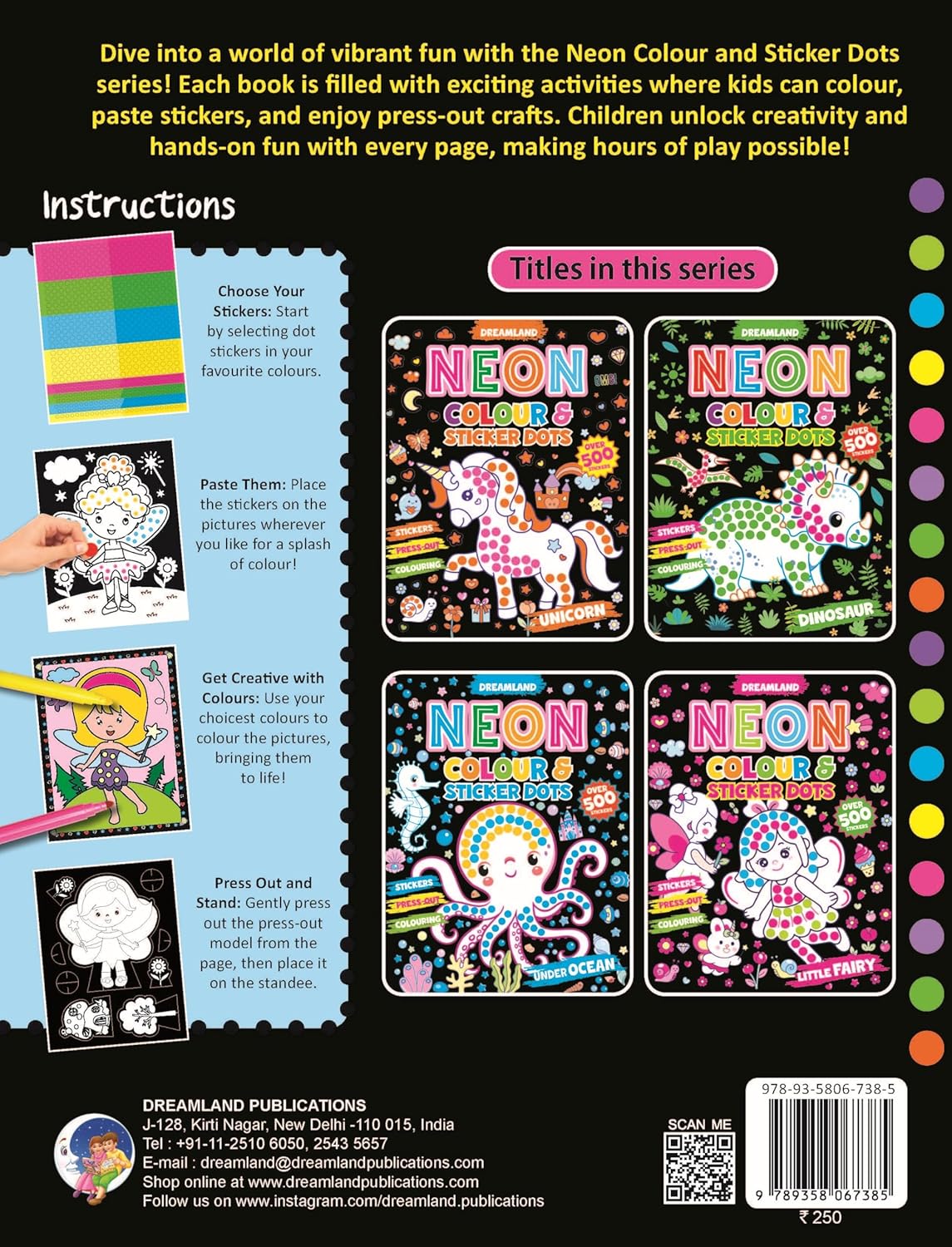 Dreamland 04. Neon Colour & Stk. Dots - Little Fairy