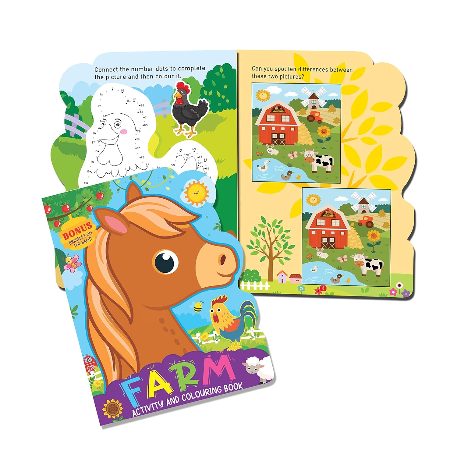 Dreamland 01. Farm Activity And Colouring Book