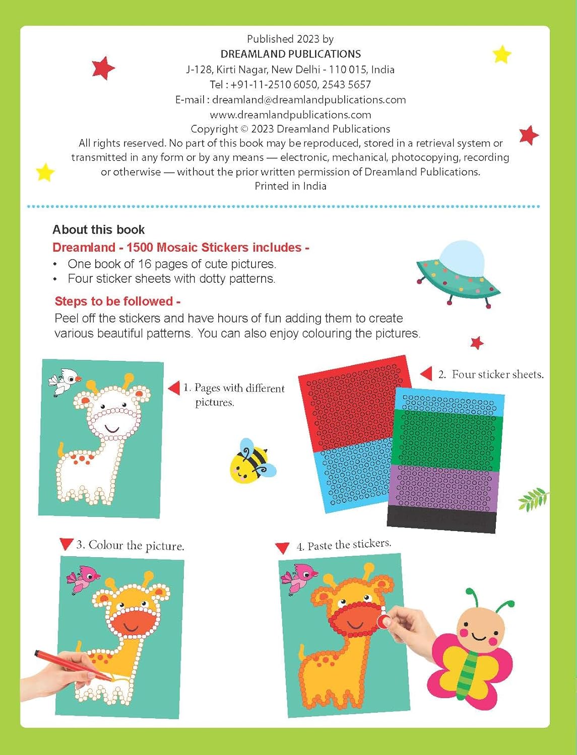 Dreamland 01. 1500 Mosaic Stickers - 1