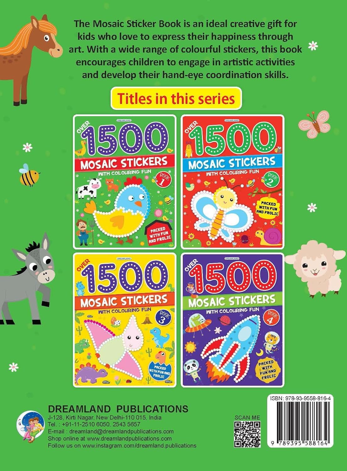 Dreamland 01. 1500 Mosaic Stickers - 1