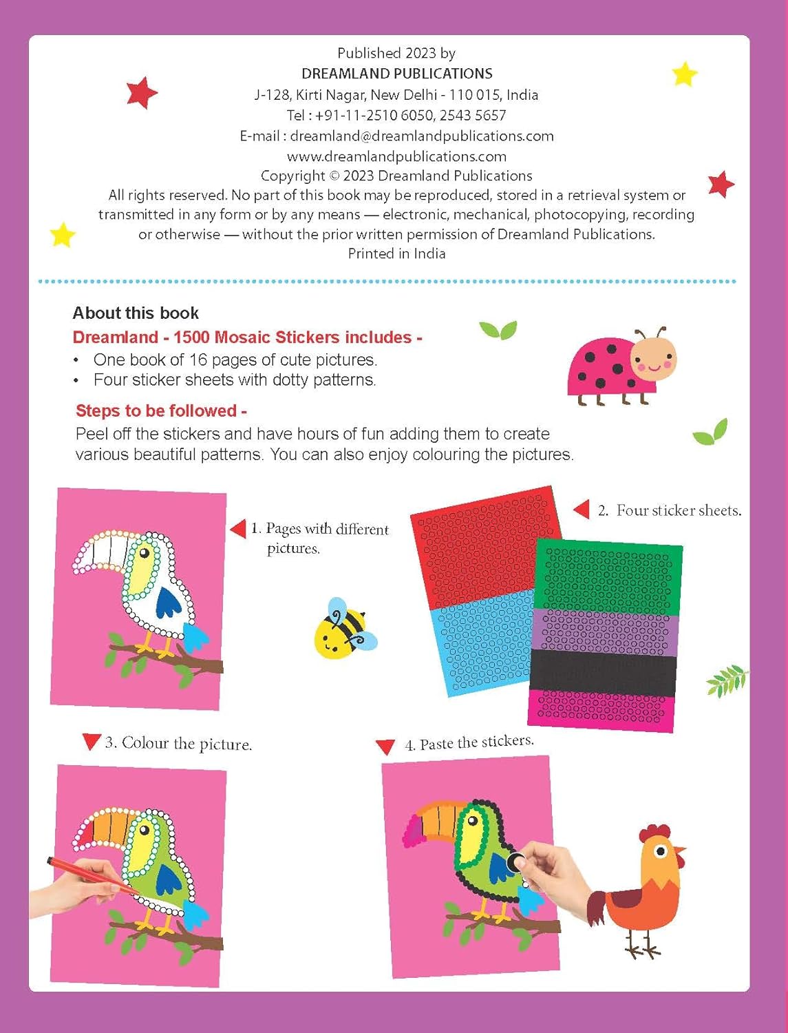 Dreamland 02. 1500 Mosaic Stickers - 2