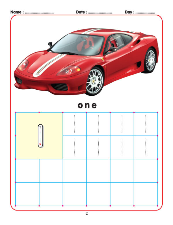 Dreamland 10. Pre School Writing Books - 1 To 10