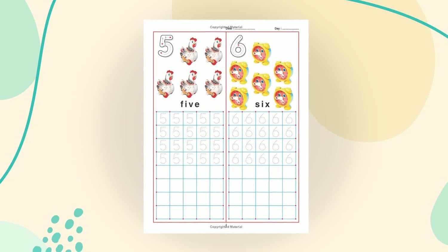 Dreamland 11. Pre School Writing Books - 1 To 20