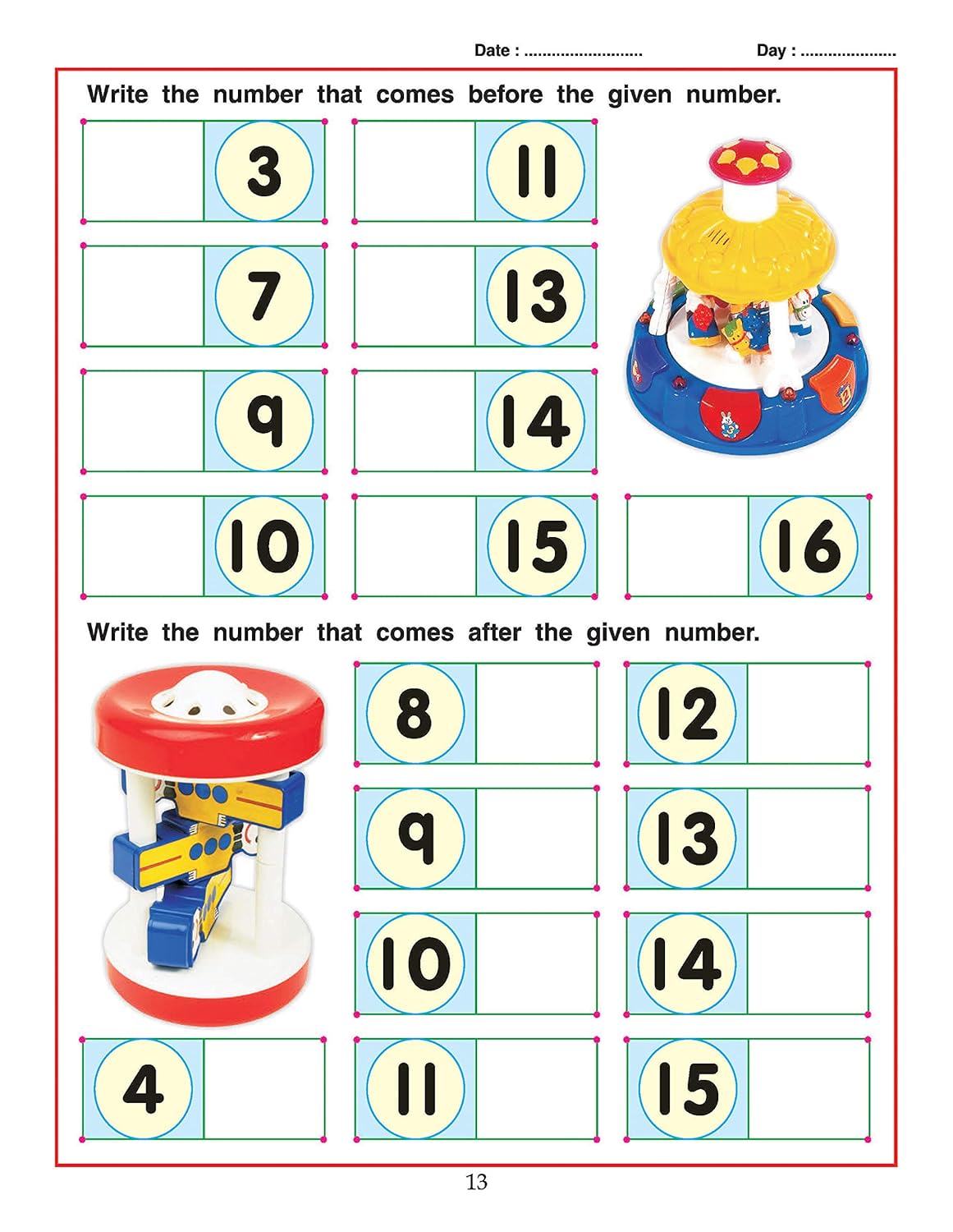 Dreamland 11. Pre School Writing Books - 1 To 20