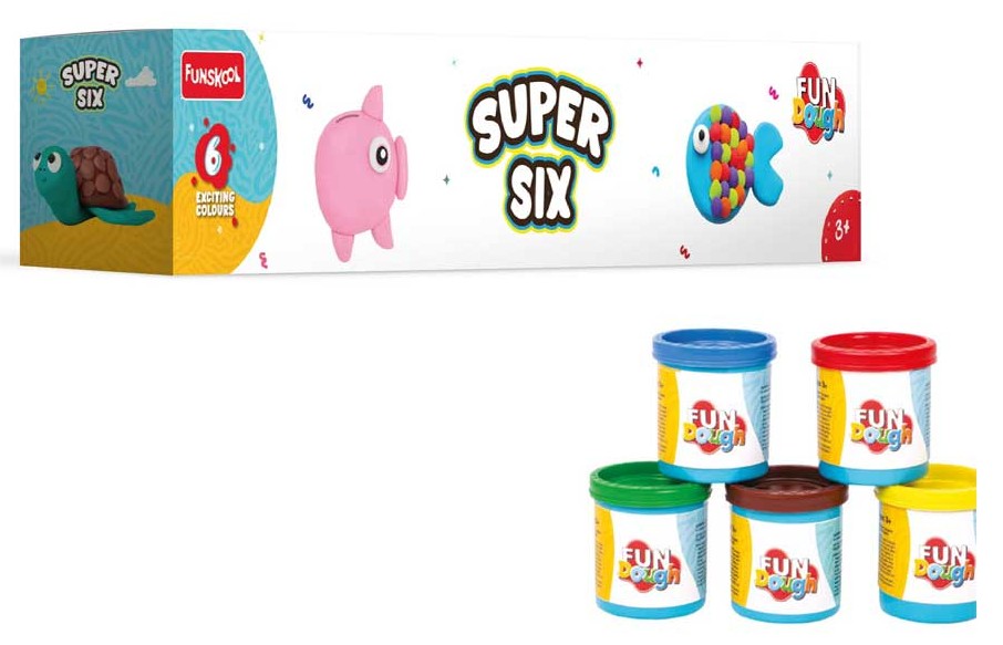 Funskool Fun Dough Super Six Pack