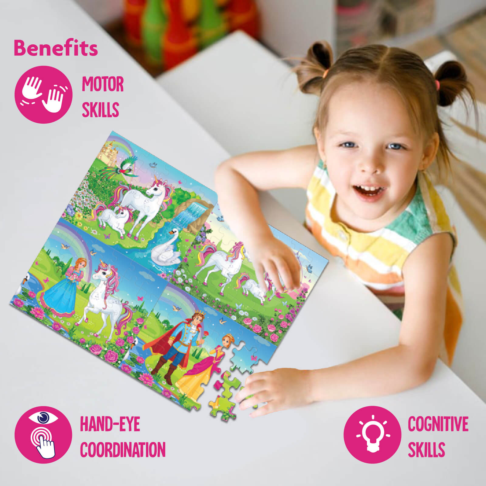 Funskool Unicorn 4 In 1 Puzzle